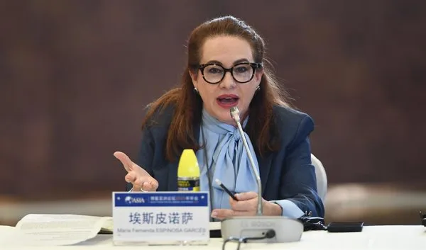 Antigua y Barbuda propone a la diplomática ecuatoriana María Fernanda Espinosa como posible sucesora de Guterres en la ONU