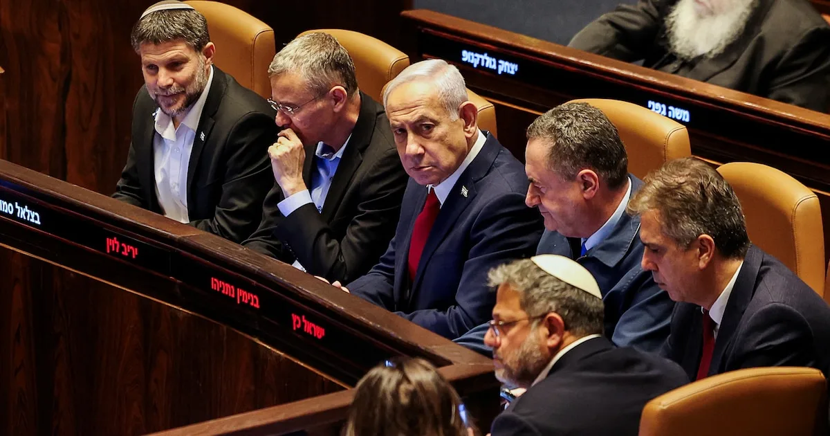 Crisis política en Israel: Netanyahu enfrenta ruptura en su coalición