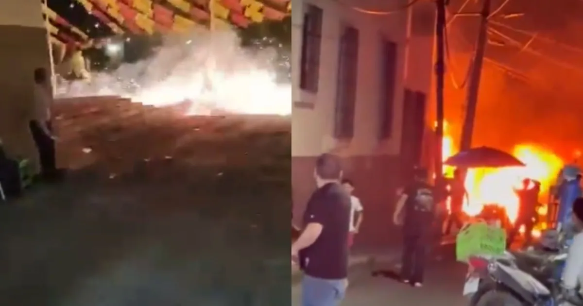 Explosión en fiestas de Amatitán: caos y heridos por pirotecnia y gas LP
