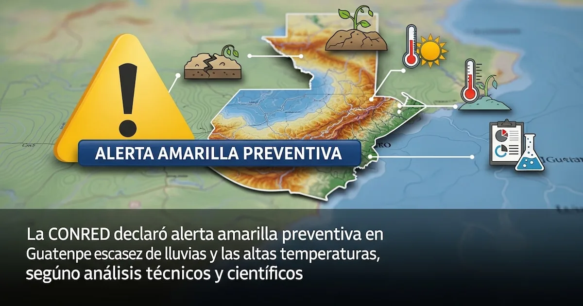Guatemala en alerta amarilla por calor extremo y falta de lluvias: el drama de las comunidades vulnerables