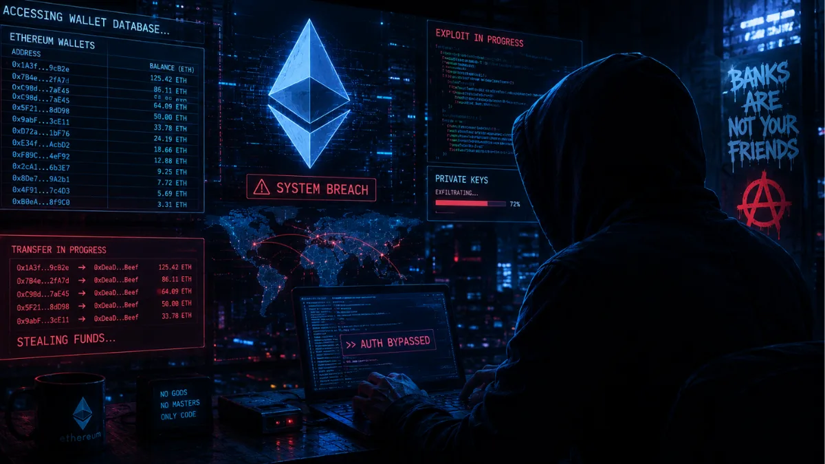 Un hacker accedió a claves privadas, robando más de 200.000 dólares.