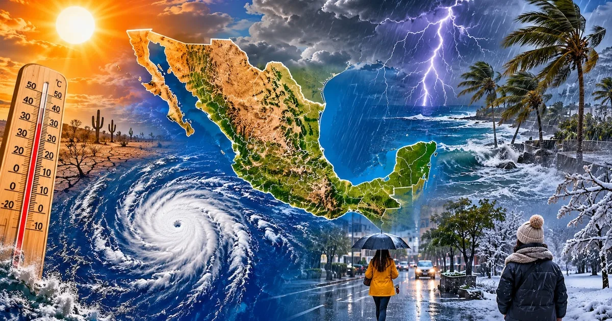Intensas lluvias y tormentas eléctricas azotan Ciudad de México y zonas aledañas