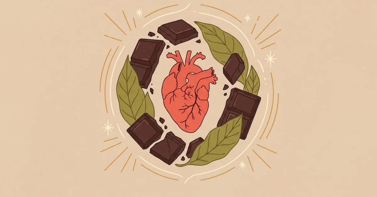 El chocolate negro, aliado natural en la salud del corazón.