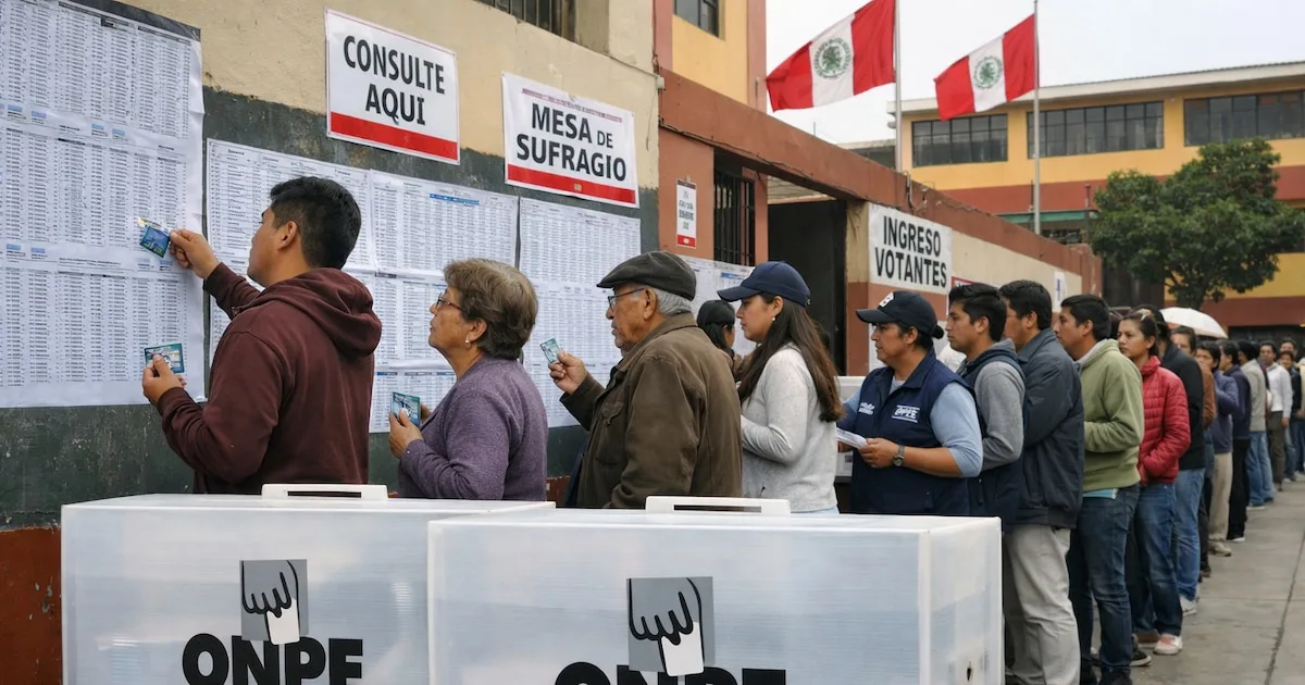 Reubicación de mesas de votación en Lima desata críticas y preocupación ciudadana