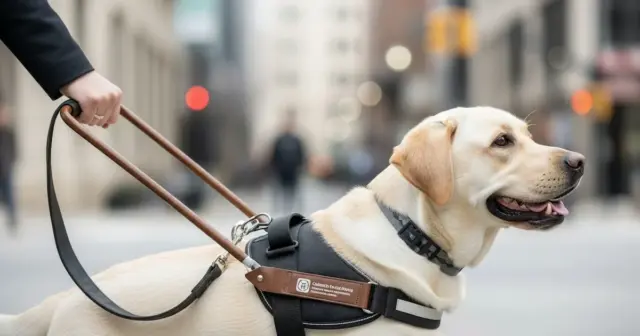 Revolución genética en perros guía: solo el 60% logra completar el entrenamiento