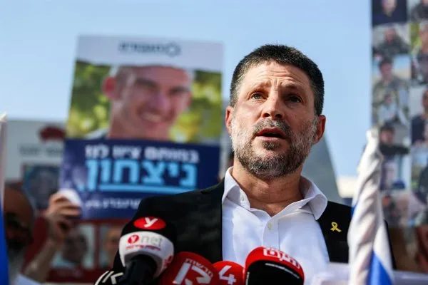 Smotrich presiona a Netanyahu para ceder más territorio en Cisjordania