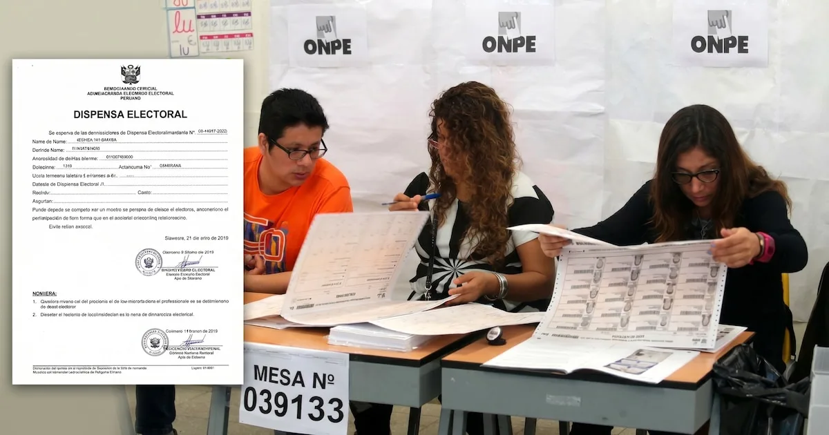 Tensión en elecciones peruanas: miembros de mesa deben justificar ausencias críticas