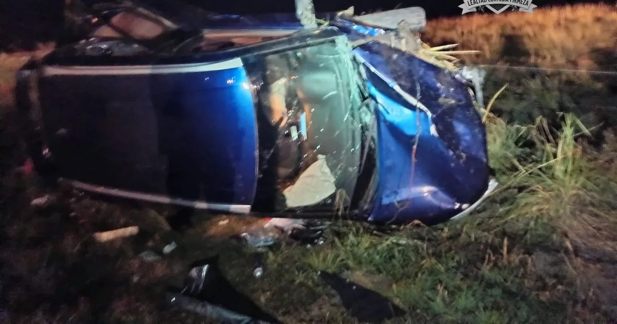 Tragedia en Ruta 8: vuelco fatal dejó a una embarazada fallecida y un niño grave