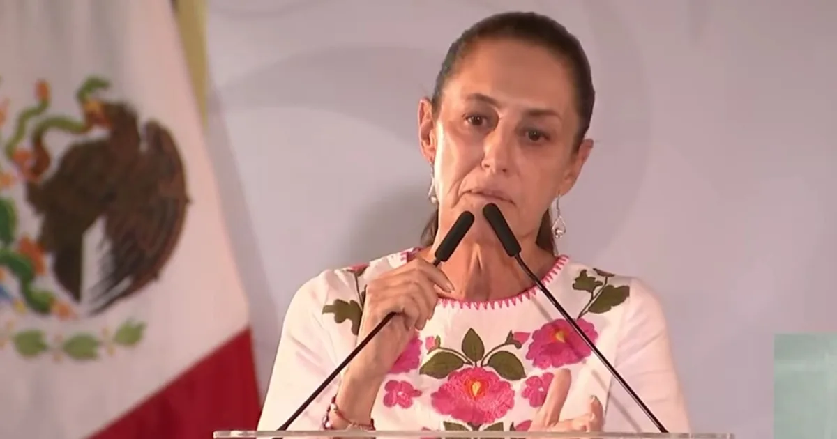 ¡Tensión en Sonora! La CNTE frenó un discurso de Claudia Sheinbaum