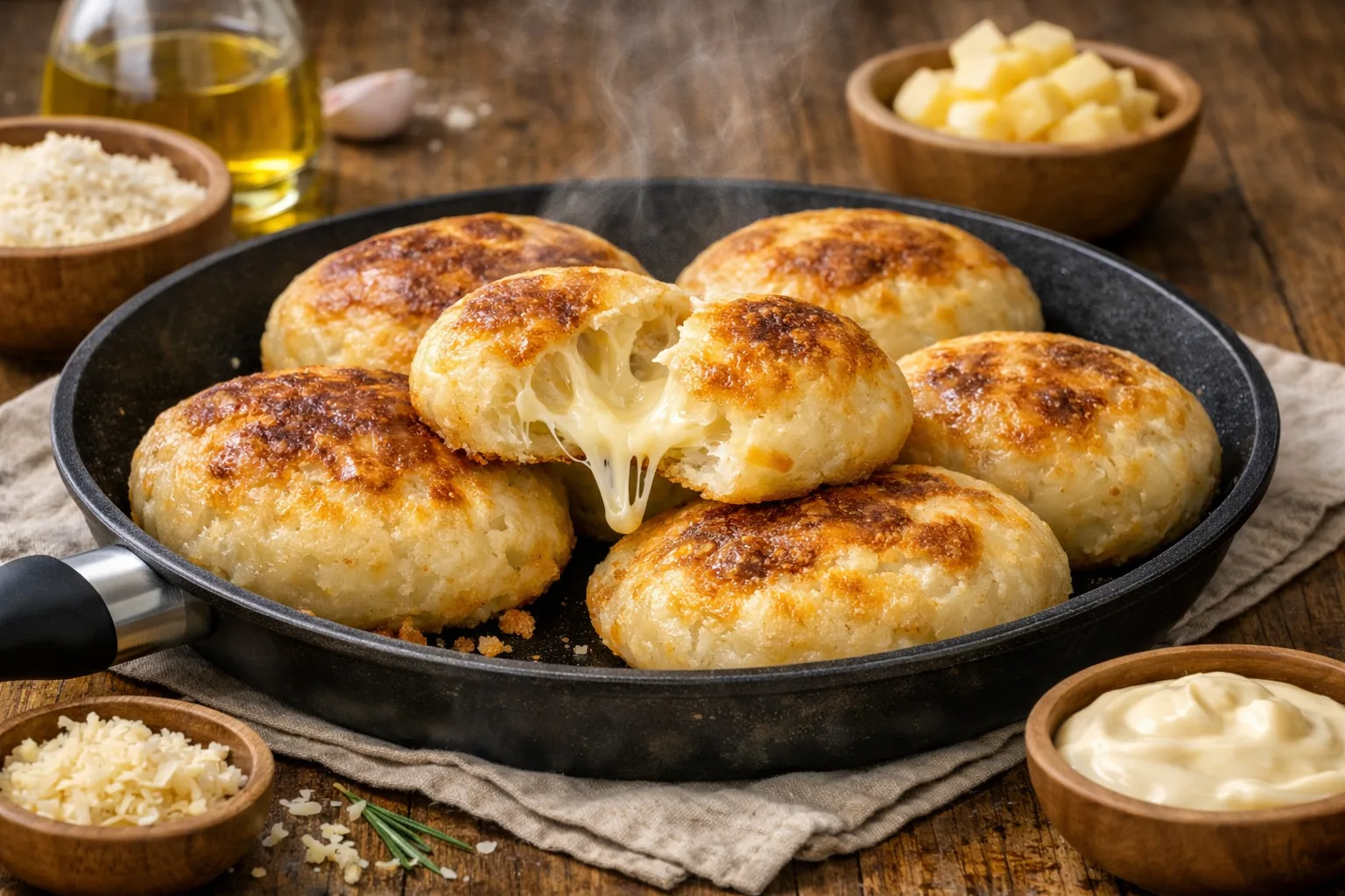 El pan de queso que se hace rápido y desaparece en minutos