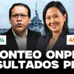 Personal de la ONPE procesando actas electorales en la segunda vuelta.
