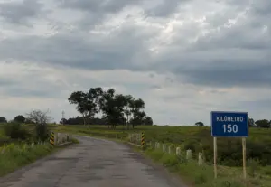 Cortan al tránsito en la Ruta 31 de Salto por obras de pavimentación hasta el viernes