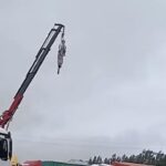 Ruta en Paysandú donde se registró el incidente del muñeco colgado.