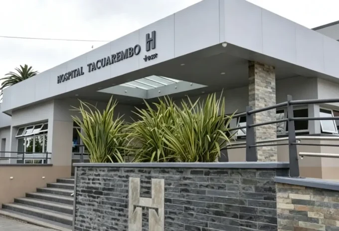 Instalaciones asistenciales donde se atiende el caso de meningitis en Tacuarembó.