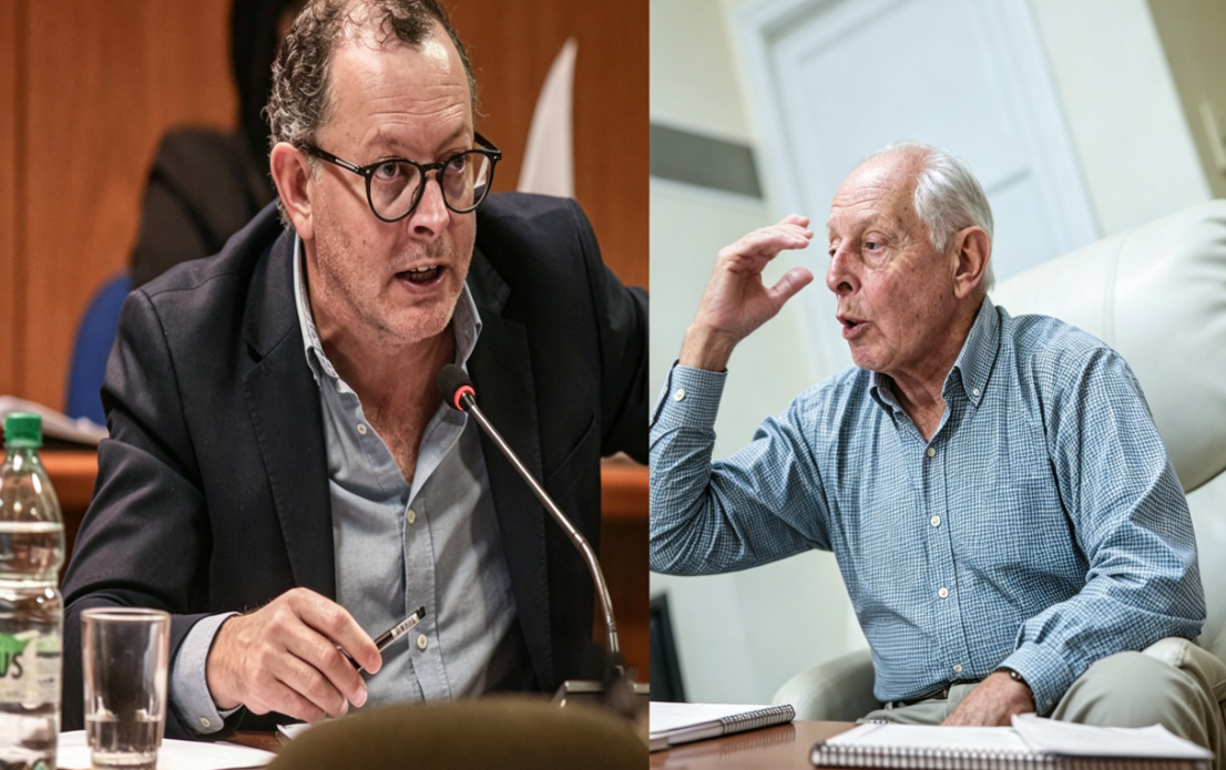 El diputado Álvaro Perrone durante la negociación por la Rendición de Cuentas