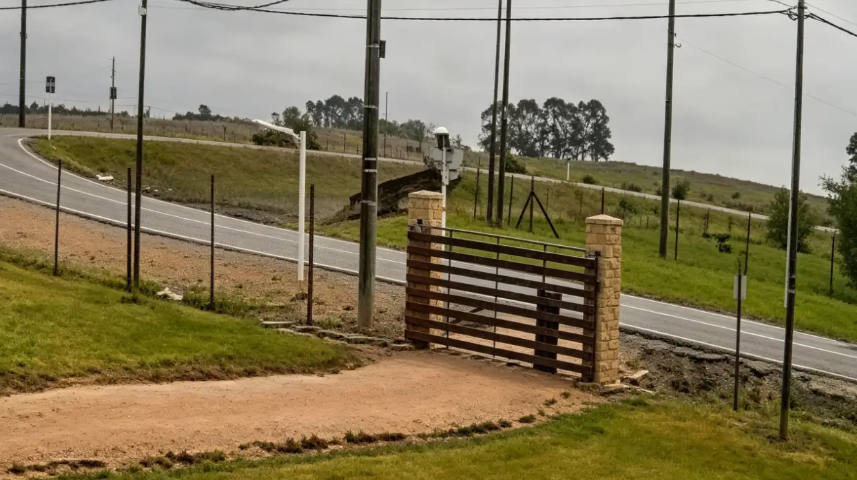 Vehículo pesado siniestrado tras la persecución originada por la fuga de un motel en Pando.