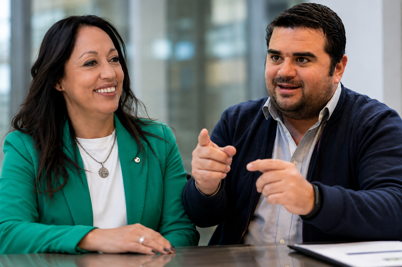 Imagen de los protagonistas del cruce donde Olivera cruzó a Cardona por el proyecto HIF en Paysandú.