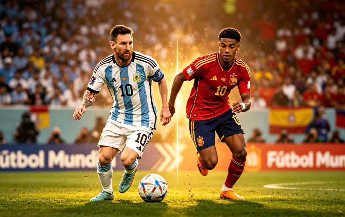 Estadio MetLife preparado para recibir la final de la Copa del Mundo 2026 entre Argentina y España.