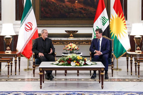 El presidente del Kurdistán iraquí rinde homenaje a Jameneí en Irán 1 fotonoticia 20260704015046 600