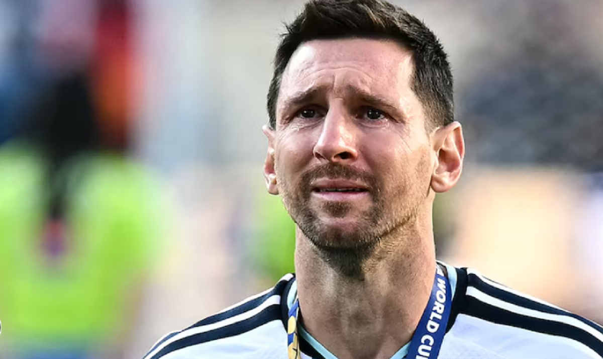 El llanto de Messi tras perder la final del Mundial 2026 al recibir la medalla de subcampeón en Nueva Jersey.