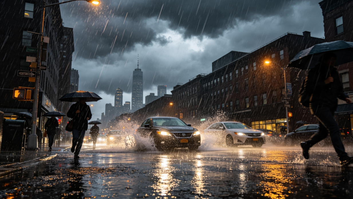 Frente inestable sobre el norte de Uruguay bajo la advertencia amarilla de Inumet por tormentas.