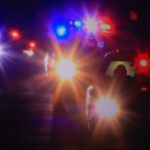 Escena del crimen tras la masacre en el barrio El Monarca