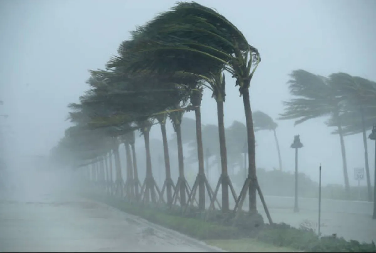 Peor que en 2016: el destructivo fenómeno climático que amenaza con inundar a Artigas, Salto y Cerro Largo 1 Mapa de satélite mostrando la llegada del temporal de Santa Rosa en Uruguay
