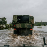 Asistencia del Ejército a los evacuados por inundaciones en Uruguay en la ciudad de Melo