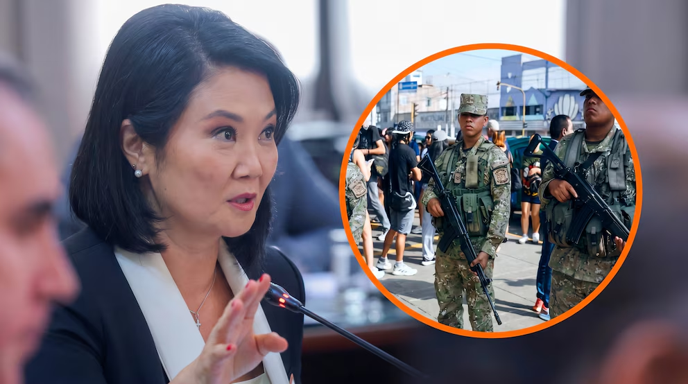 Militares en las calles de Perú coordinan labores de apoyo con la Policía Nacional.