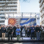 cruce entre Partido Nacional y Frente Amplio durante el discurso de Fernando Pereira
