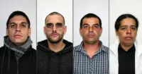 Despliegue de seguridad durante el traslado de imputados tras las condenas en Montevideo