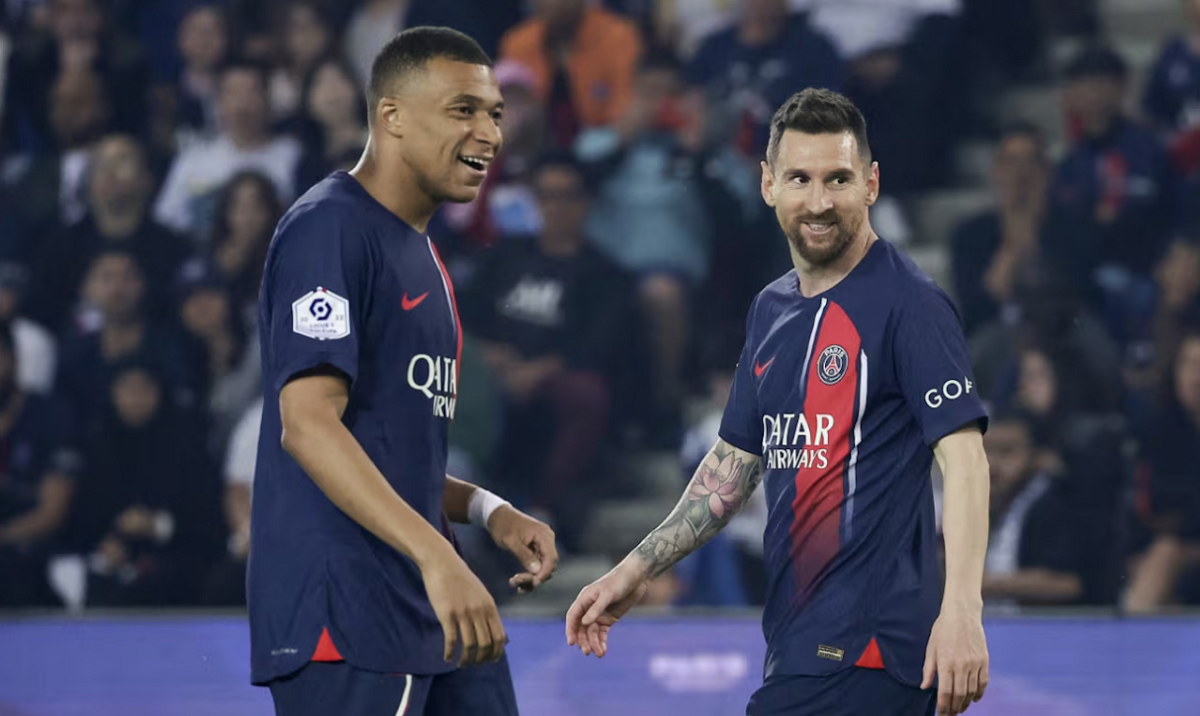 Lionel Messi durante un partido con el PSG en el Parque de los Príncipes.