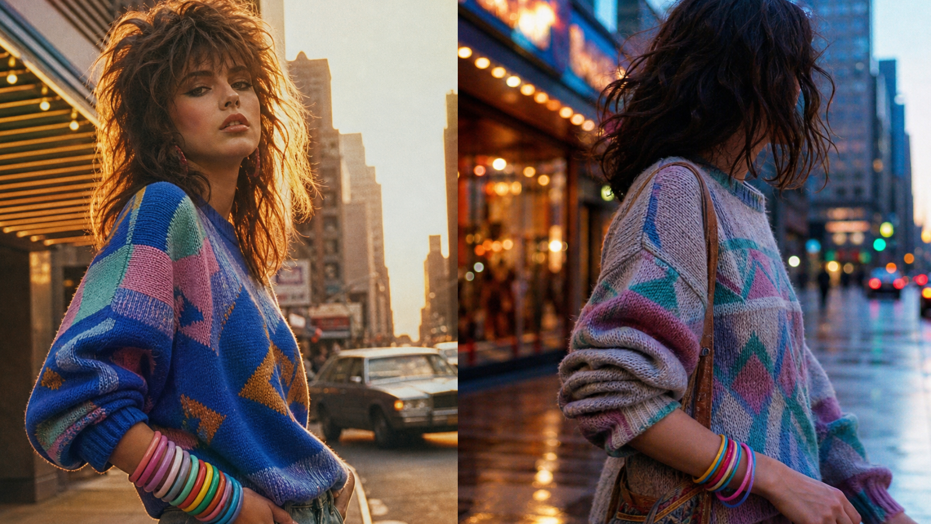 La reinterpretabilidad de la moda ochentera se refleja en productos comerciales y en el diseño de colecciones, vinculando tendencias pasadas con el consumo actual