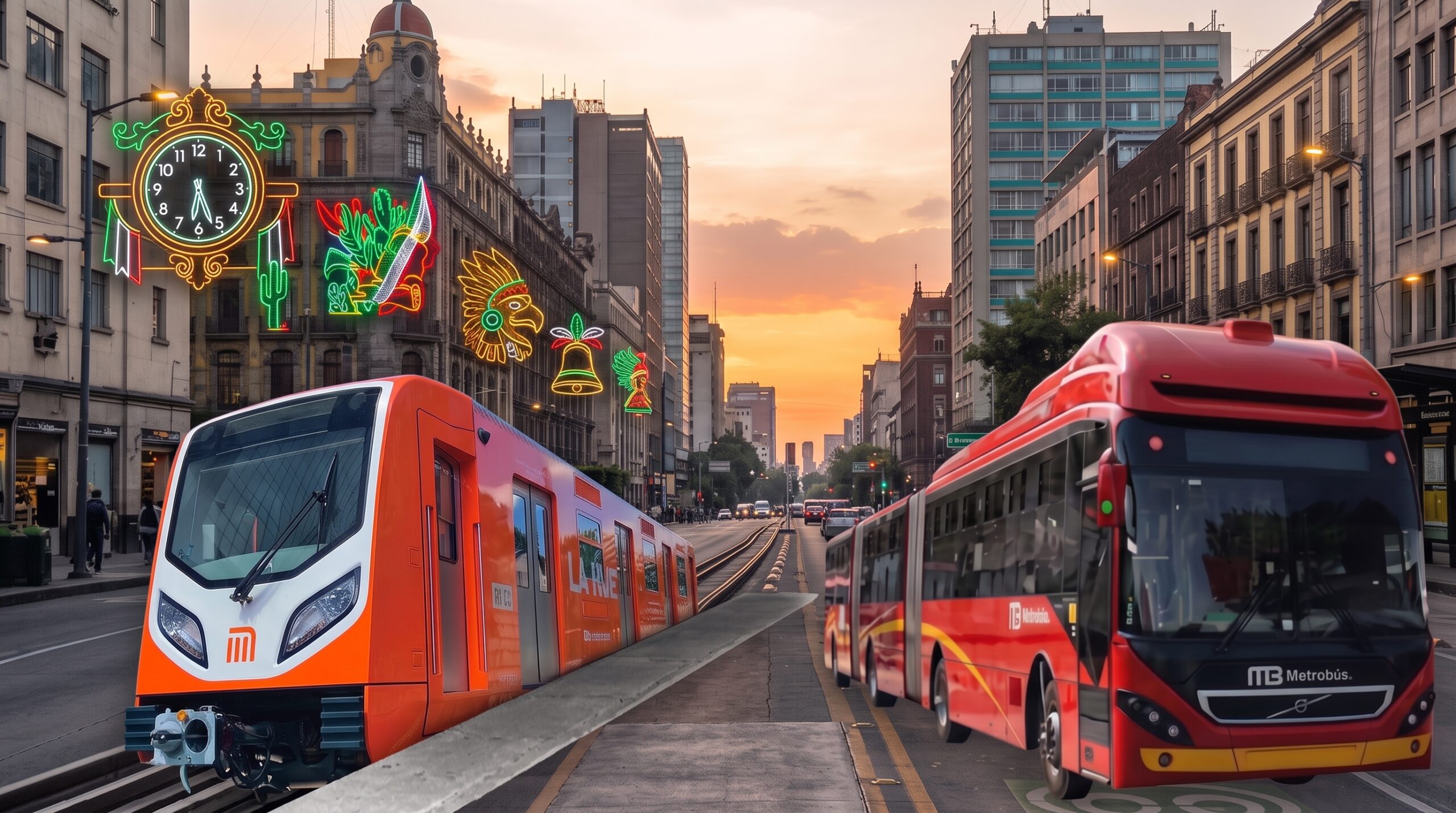 Durante el Día de la Independencia en Ciudad de México, el Sistema de Transporte se adapta a la alta demanda generada por eventos nacionales y actividades familiares.