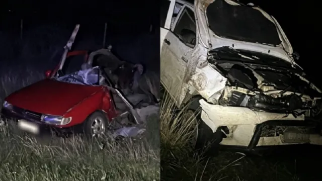 Vehículo de la Policía Caminera apostado sobre la banquina durante un operativo de tránsito.