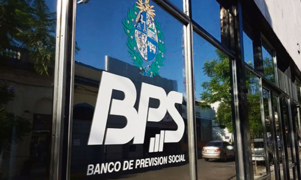 Sede central del Banco de Previsión Social BPS en Montevideo.