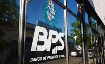 Sede central del Banco de Previsión Social BPS en Montevideo.