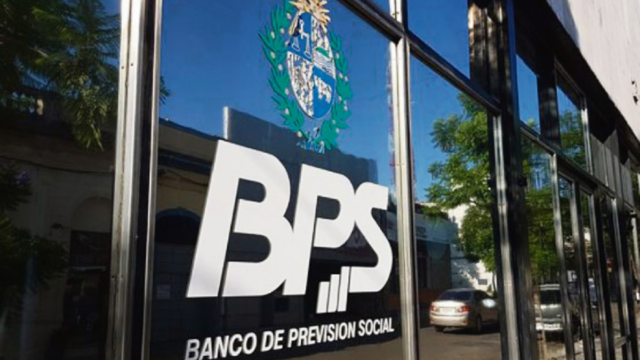 Sede central del Banco de Previsión Social BPS en Montevideo.