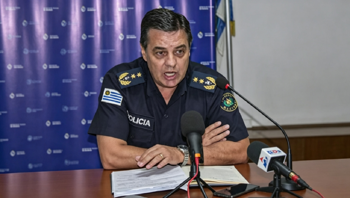 Primer plano del policía Clen Molina expresando el calvario vivido en la fuerza policial.