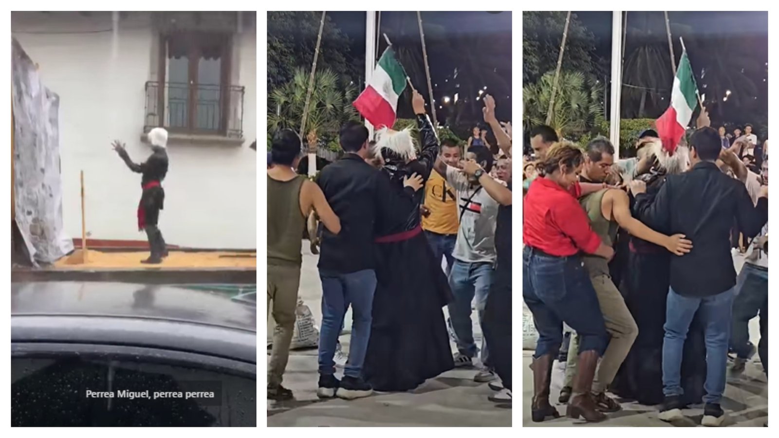 En Oaxaca, durante una celebración regional, se llevó a cabo un homenaje divertido al héroe nacional con música y bailes en un contexto de fiesta masiva.