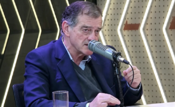 Guido Manini Ríos realizando declaraciones con tono tajante sobre los procesos judiciales.