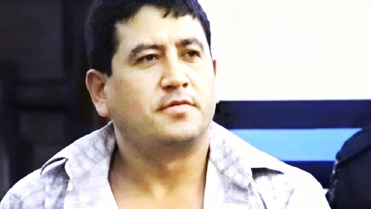 Fotografía de archivo de Marco Antonio García Simental alias El Cris tras su detención.