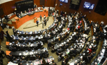 Sesión plenaria del Senado de México durante la votación de la reforma sobre doble nacionalidad.