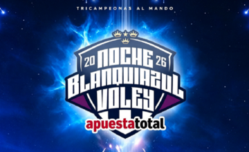 Vista del Polideportivo Lucha Fuentes durante el cuadrangular de vóley.