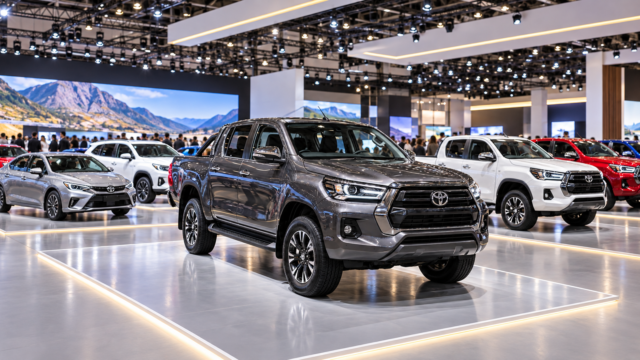 Salón de venta de autos con compradores realizando trámites de matriculación.