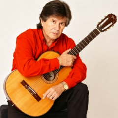 Retrato del cantante melódico Beto Orlando en su juventud.