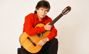 Retrato del cantante melódico Beto Orlando en su juventud.