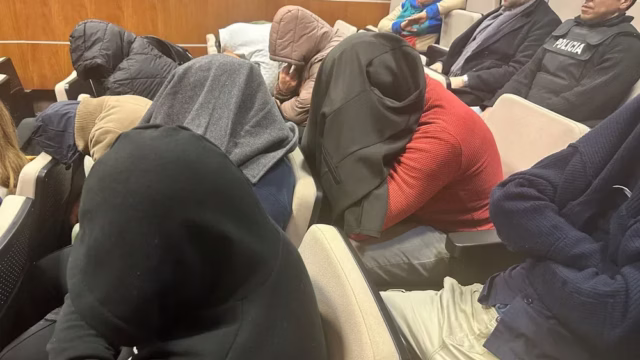 Fachada de la Fiscalía Especializada donde prestan declaración los policías detenidos.