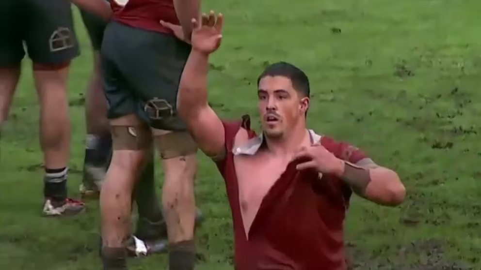 cciones de juego en un partido del Americas Rugby Championship.