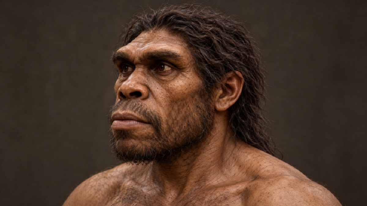 Reconstrucción digital en tres dimensiones del rostro del Homo sapiens de Jebel Irhoud.